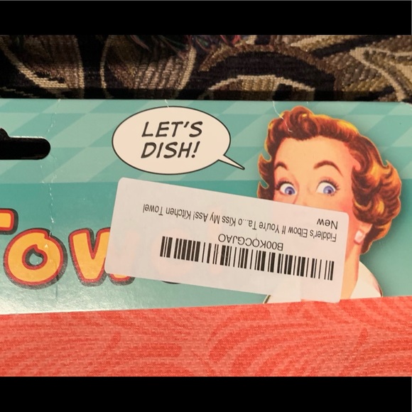 Kitchen Towel Set - “B!TCH FACE? This is my smile.” - Picture 3 of 5